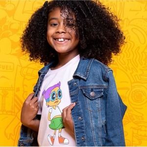 Hebru Brantley Brand Fly Girl Youth T-Shirt Top Pink Size 12 RARE NWOT Sold Out